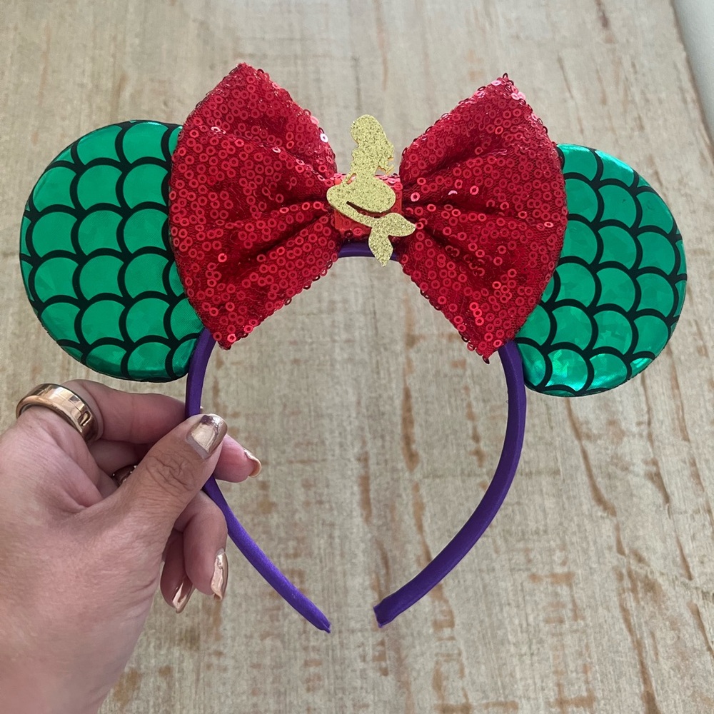Mermaid Sequin Bow Headband
